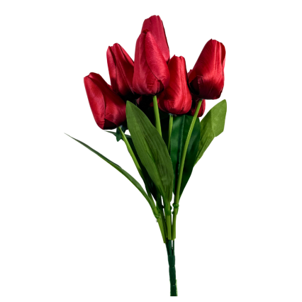 18" Tulip Bush- Red