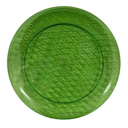 14" Green Serving Plate