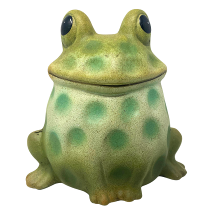 5" Speckled Frog Figurine