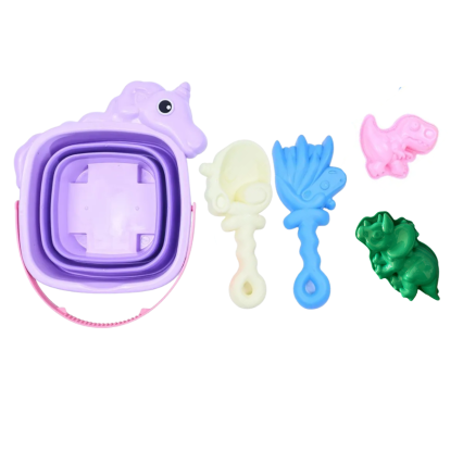 Expandable Bucket & Sand Toys - Unique the Unicorn