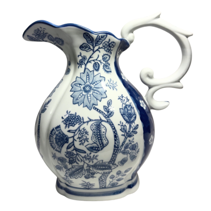 10" Porcelain Chinoiserie Pitcher