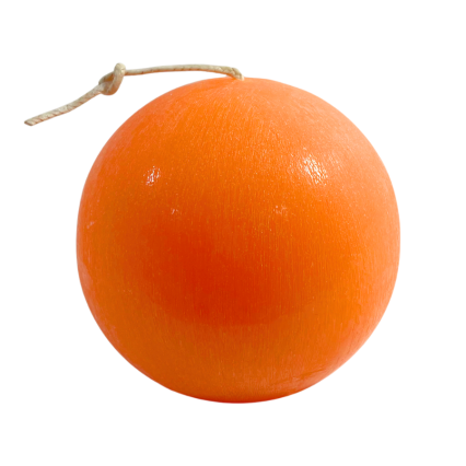 4" Scented Candle Orb - Mandarin Orange