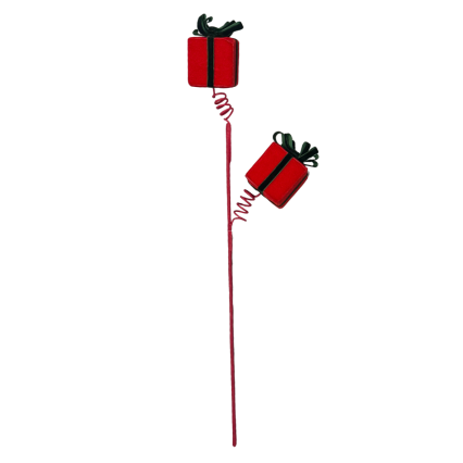 26" Double Present Pick- Red