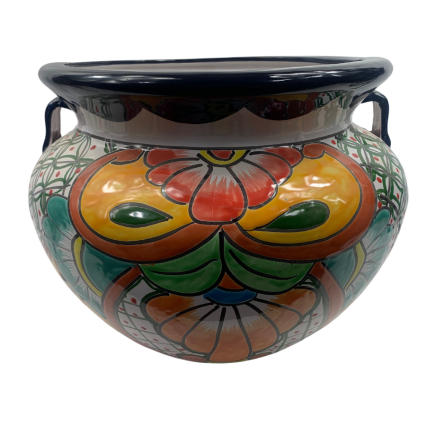 15" Large Mexican Art Planter
