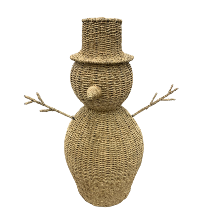 Woven Vine Snowman