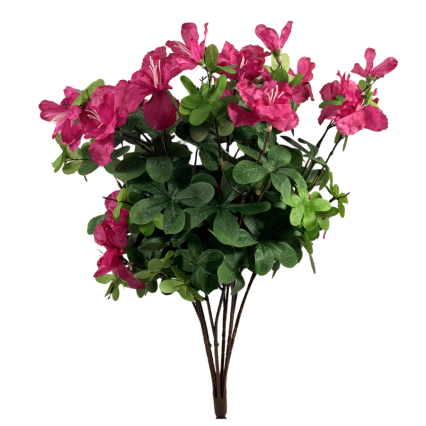 18" Azaela Bush - Magenta