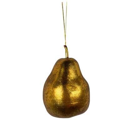 5" Golden Pear Ornament