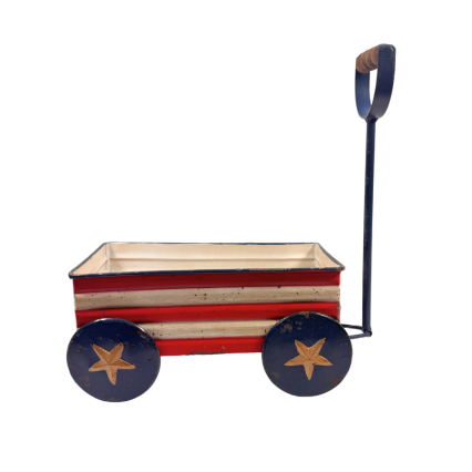 Small Metal Americana Wagon