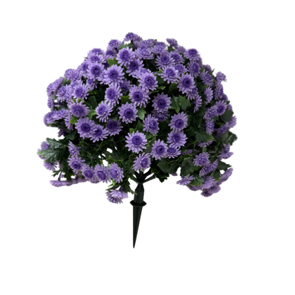 16" UV Mum Bush Stake - Lavender