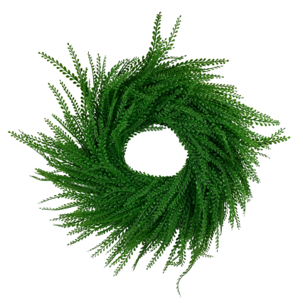 16"  UV Bead Grass Wreath