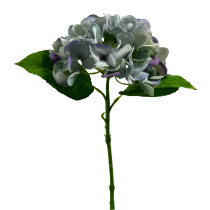 13" Real Touch Hydrangea Pick- Light Blue