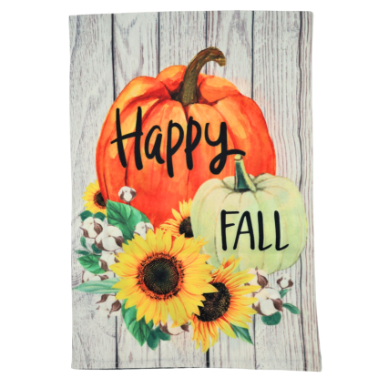 Happy Fall Pumpkins Garden Flag