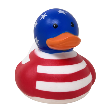 Stars & Stripes Rubber Duck