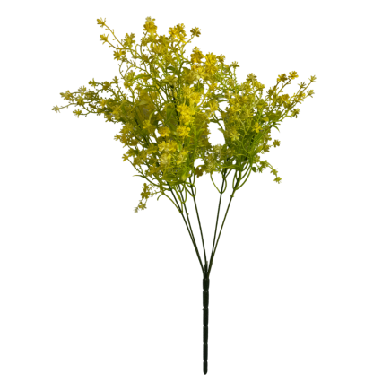 18" Gypsophila Bush- Yellow