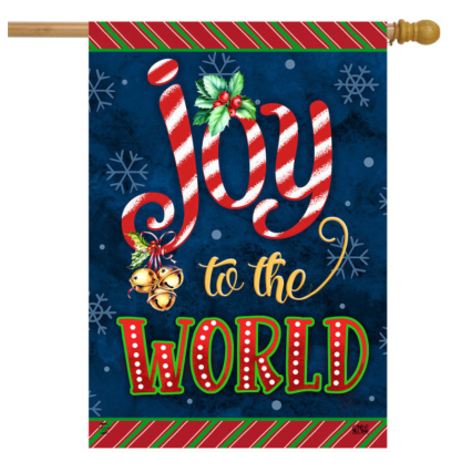 Joyous World Double Sided House Flag
