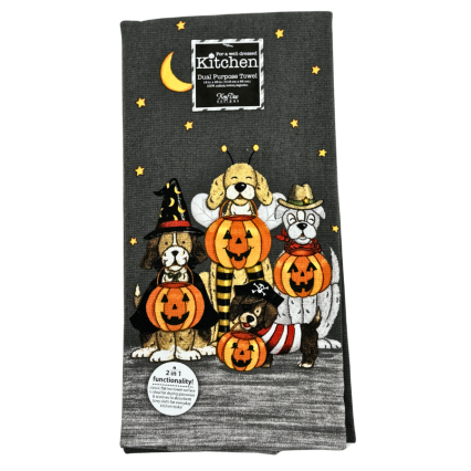 Halloween Pups Kitchen Towel