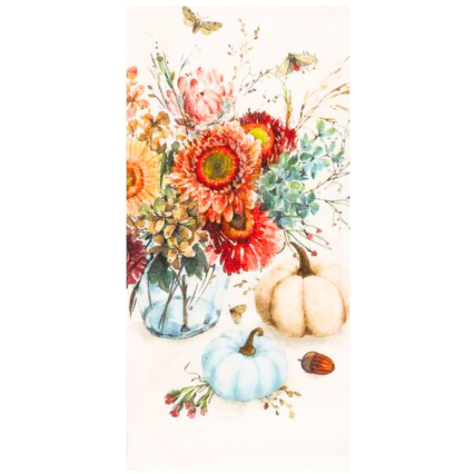 Floral Vase Dual Purpose Towel