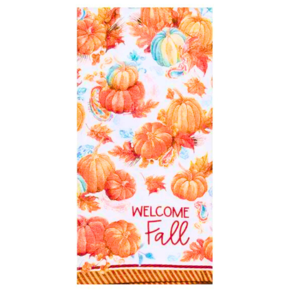 Welcome Fall Dual Purpose Towel