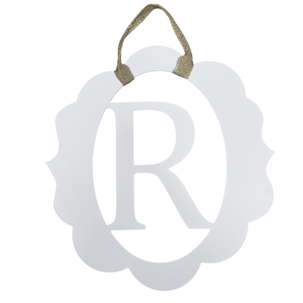 Monogram Quatrafoil R White