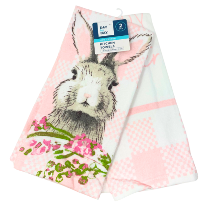 Hoppy Easter Kitchen Towels - 2pk