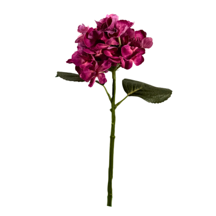 13.5" Real Touch Hydrangea Pick- Hot Pink