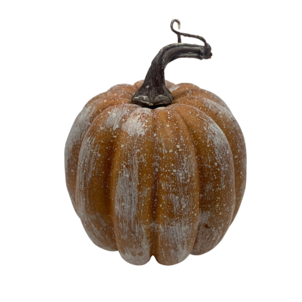 5" Orange Weathered Pumpkin