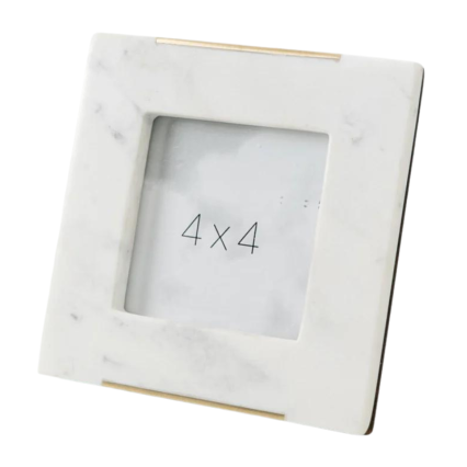 Granite Photo Frame with Gold Bars