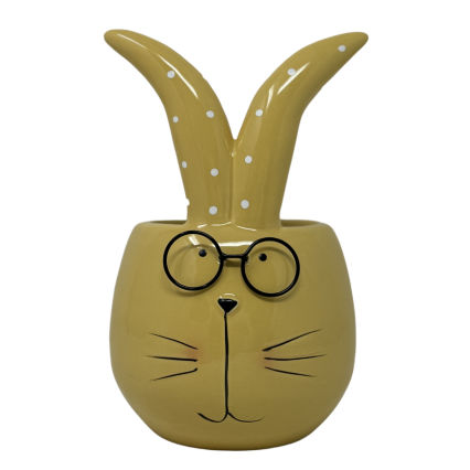 Yellow Bunny Planter