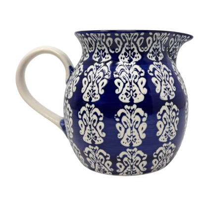 5.5" Blue Chinoiserie Pitcher