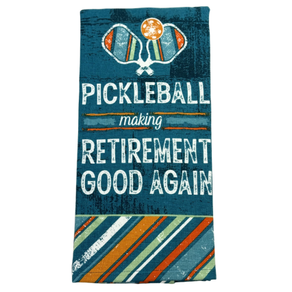 Pickleball Retirement Kitchen Towel