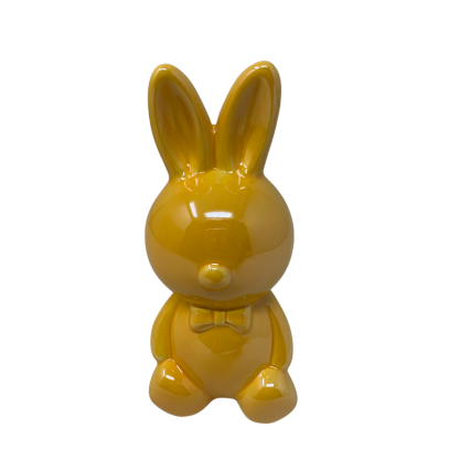 6" Easter Bunny Figure - Yellow