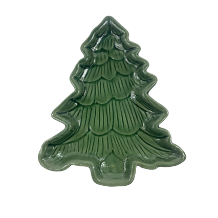 6" Holiday Tree Plate