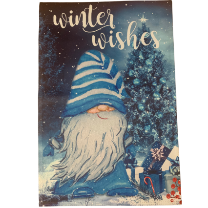 Winter Wishes Garden Flag