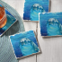 4pk Dolphin Smile Coasters