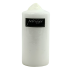 2.8" x 6" White Candle