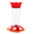 Wildflower Glass Hummingbird Feeder