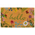 Hello Floral Doormat