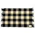 Beige and Black Checkered with Fringe Placemat