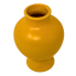 6" Yellow Ceramic Vase