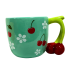 16oz Cherry Mug- Blue