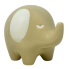 Porcelain Elephant Bank- Beige