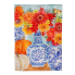 Autumn Floral Moire Garden Flag