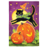 Over The Moon Cat Garden Flag