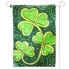 Lucky Clovers Garden Flag