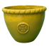 15" Yellow Medallion Planter