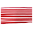 2.5" x 10yd Red and White Stripe Ribbon