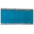 2.5" x 5yd Blue Felt Tinsel Edge Ribbon