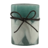 4" Blue Candle with Shells