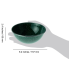 6" Green Enamelware Aluminum Bowl