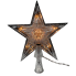 Lighted Double Silver Star Tree Topper